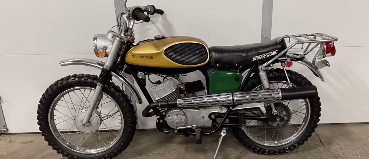 Bridgestone 100 TMX – 1969 thông số kỹ thuật và hình ảnh, Bridgestone 100 TMX – 1969 specifications and photos