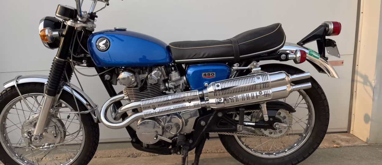 Honda CL450 Scrambler – 1968 thông số kỹ thuật và hình ảnh, Honda CL450 Scrambler – 1968 specifications and photos