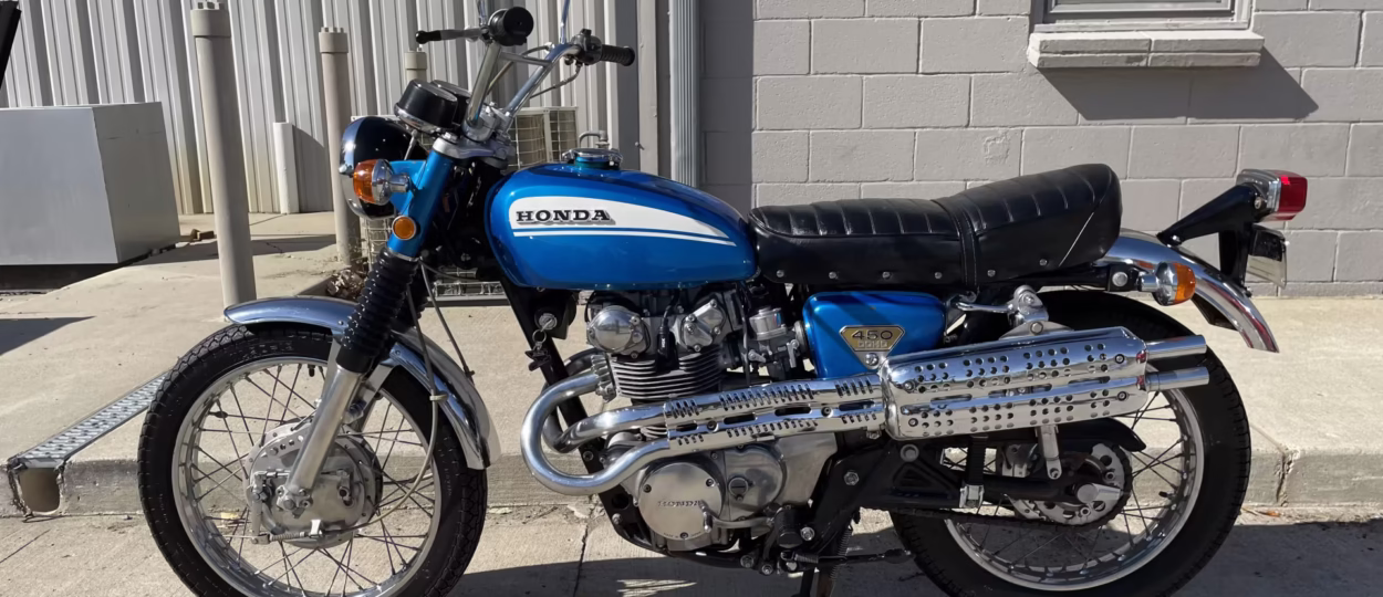 Honda CL450 Scrambler – 1970 thông số kỹ thuật và hình ảnh, Honda CL450 Scrambler – 1970 specifications and photos