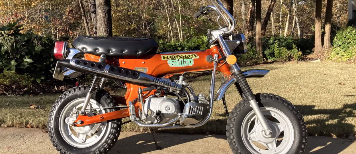 Honda Dax 70 – 1974 thông số kỹ thuật và hình ảnh, Honda Trail 70 – 1974 specifications and photos