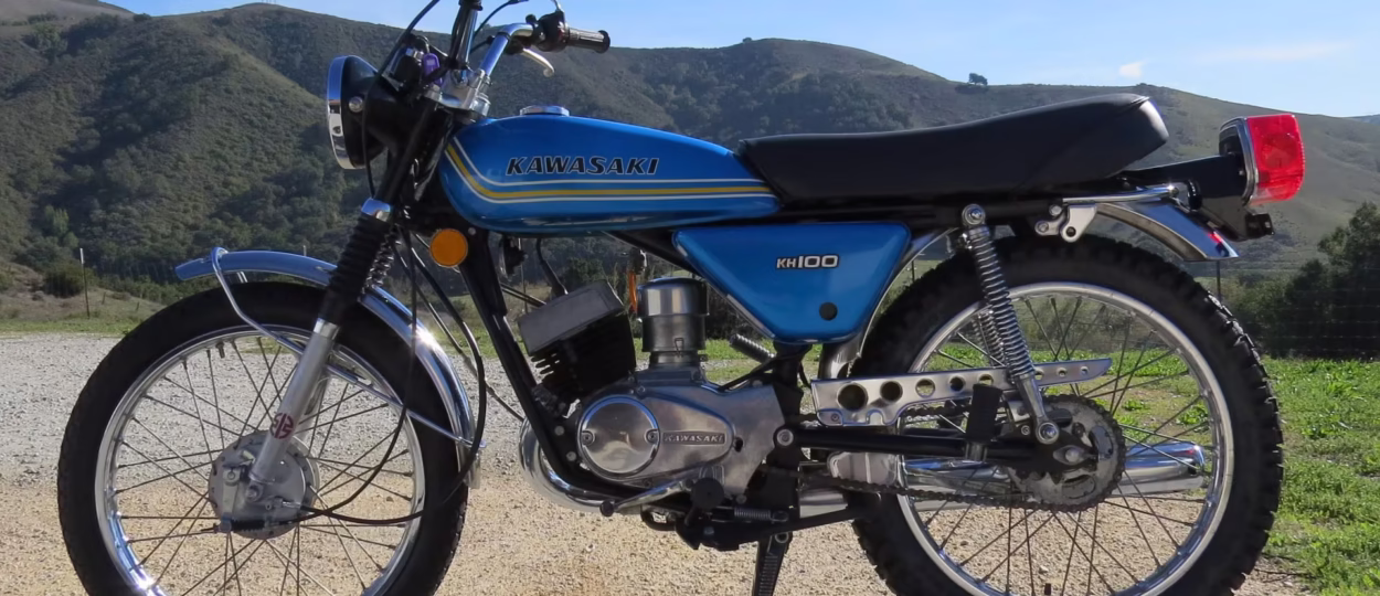 Kawasaki KH100-B7 – 1976 thông số kỹ thuật và hình ảnh, Kawasaki KH100-B7 – 1976 specifications and photos