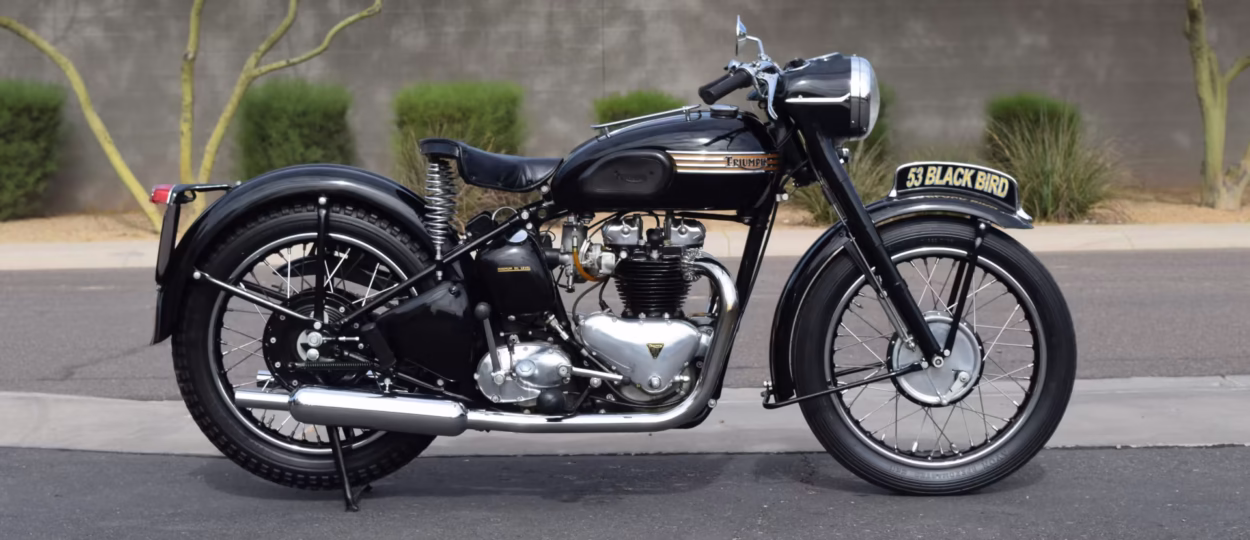 Triumph Blackbird 6T – 1953 thông số kỹ thuật và hình ảnh, Triumph Blackbird 6T – 1953 specifications and photos