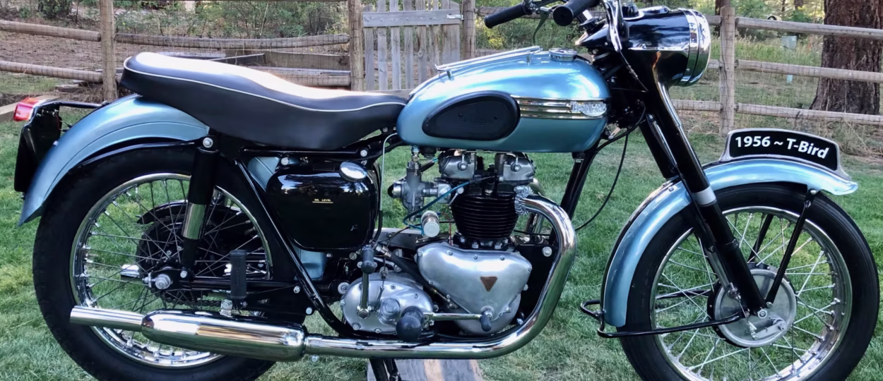 Triumph Thunderbird 6T – 1956 thông số kỹ thuật và hình ảnh, Triumph Thunderbird 6T – 1956 specifications and photos